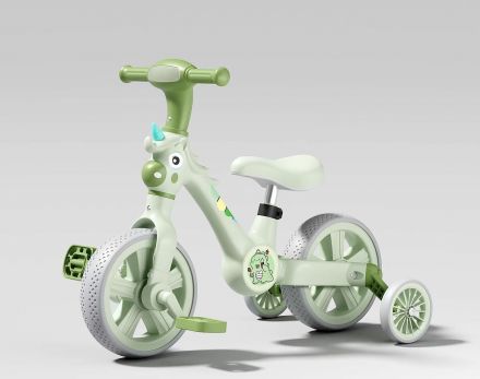 Велосипед-трансформер Best Trike JM-0711-6 (1) колеса 10’’, озвучування та підсвічування, з’ємні педалі, з’ємні допоміжні бокові колеса