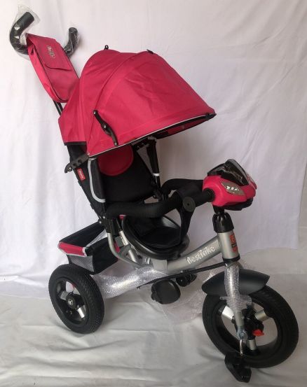 Велосипед 3-х кол. 3390 -72-082 Best Trike (НАДУВНЫЕ КОЛЕСА d=29см. переднее, d=26см. задние, ФАРА С USB, пульт)