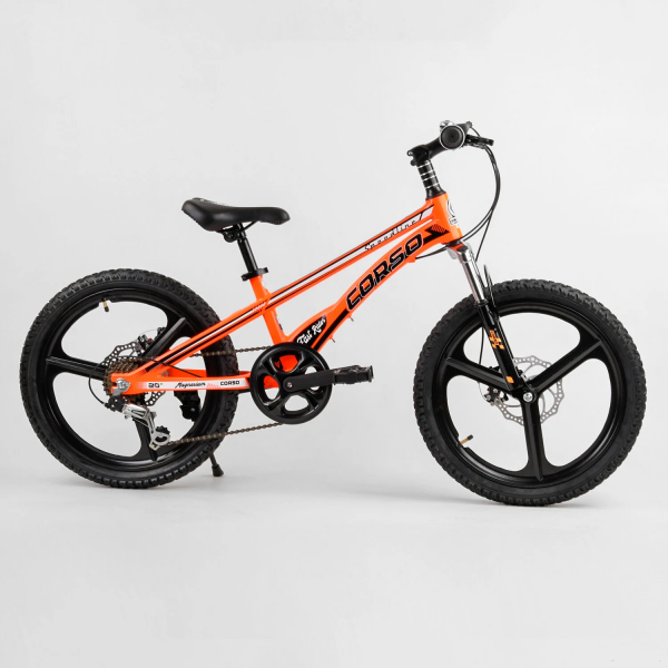 Детский спортивный велосипед 20’’ CORSO «Speedline» MG-21060 (магниевая рама, магниевые литые диски, Shimano Revoshift 7 скоростей)