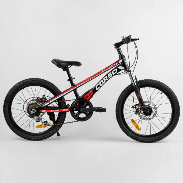 Детский спортивный велосипед 20’’ CORSO «Speedline» MG-29535 (магниевая рама, Shimano Revoshift 7 скоростей)