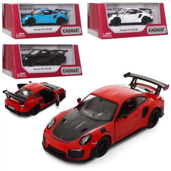 Машинка KT 5408W (мет., інерц., 1:36, гумові колеса, відчин. двері, 4 кольори, кор., 16-8-7 см.)