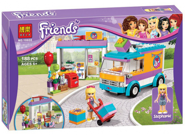 Конструктор Bela Friends 10608 Служба доставки подарков