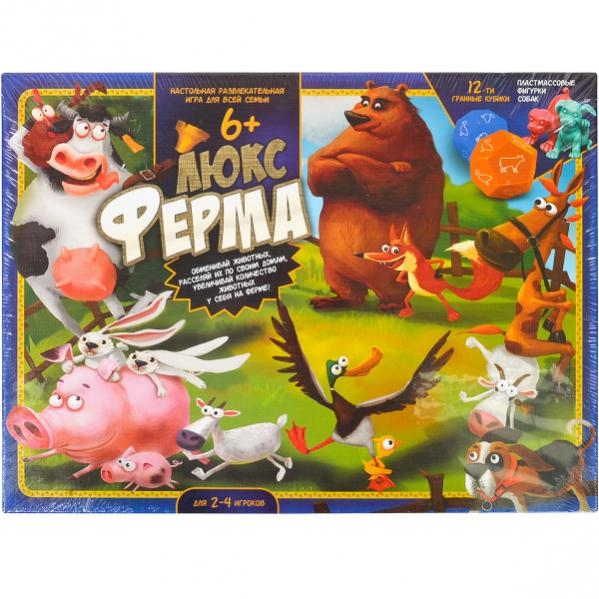 Настольная игра «ФЕРМА ЛЮКС» G-FL-01–01