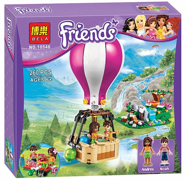 Конструктор Friends 10546 ''Воздушный шар в Хартлейке''