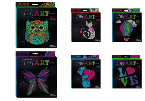 'Набор креативного творчества ''The STRING ART'' STRA-01-01.02-03-04-05'