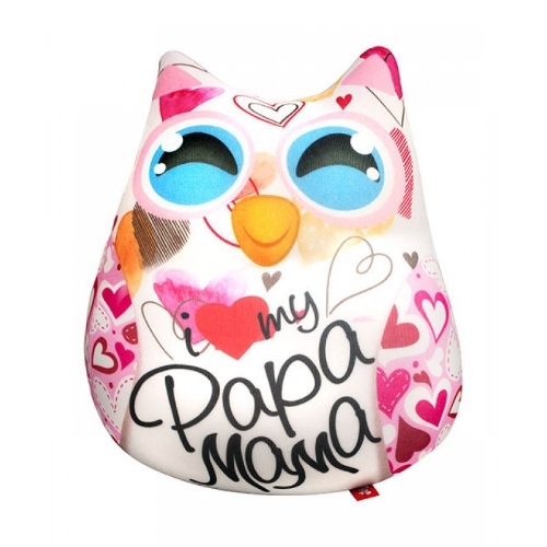 Антистрессовая игрушка мягконабивная ''SOFT TOYS ''Сова''DT-ST-01-38