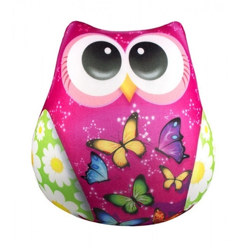Антистрессовая игрушка мягконабивная ''SOFT TOYS ''Сова'', люблю папу,маму'' DT-ST-01-41